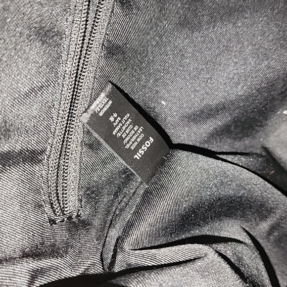 Fossil Ryder  color block leather satchel purse - Picture 7 of 8